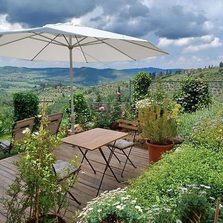 B&B Panoramic Greve in Chianti Bagian luar foto