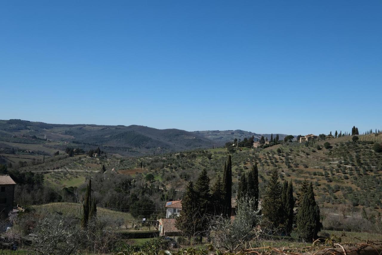 B&B Panoramic Greve in Chianti Bagian luar foto