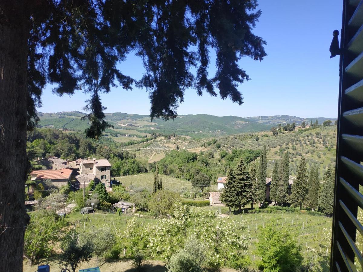 B&B Panoramic Greve in Chianti Bagian luar foto