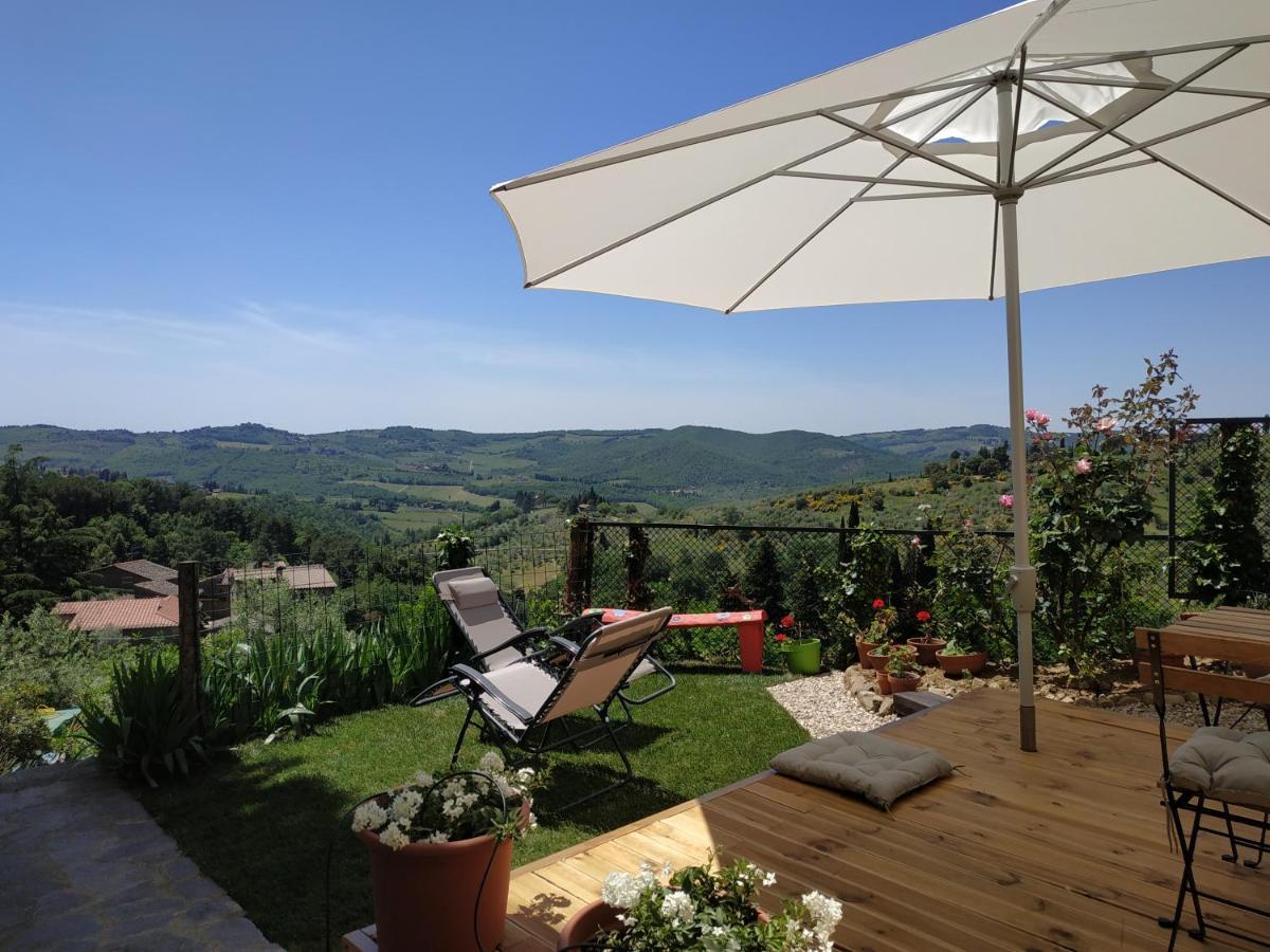 B&B Panoramic Greve in Chianti Bagian luar foto