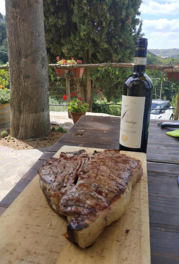 B&B Panoramic Greve in Chianti Bagian luar foto