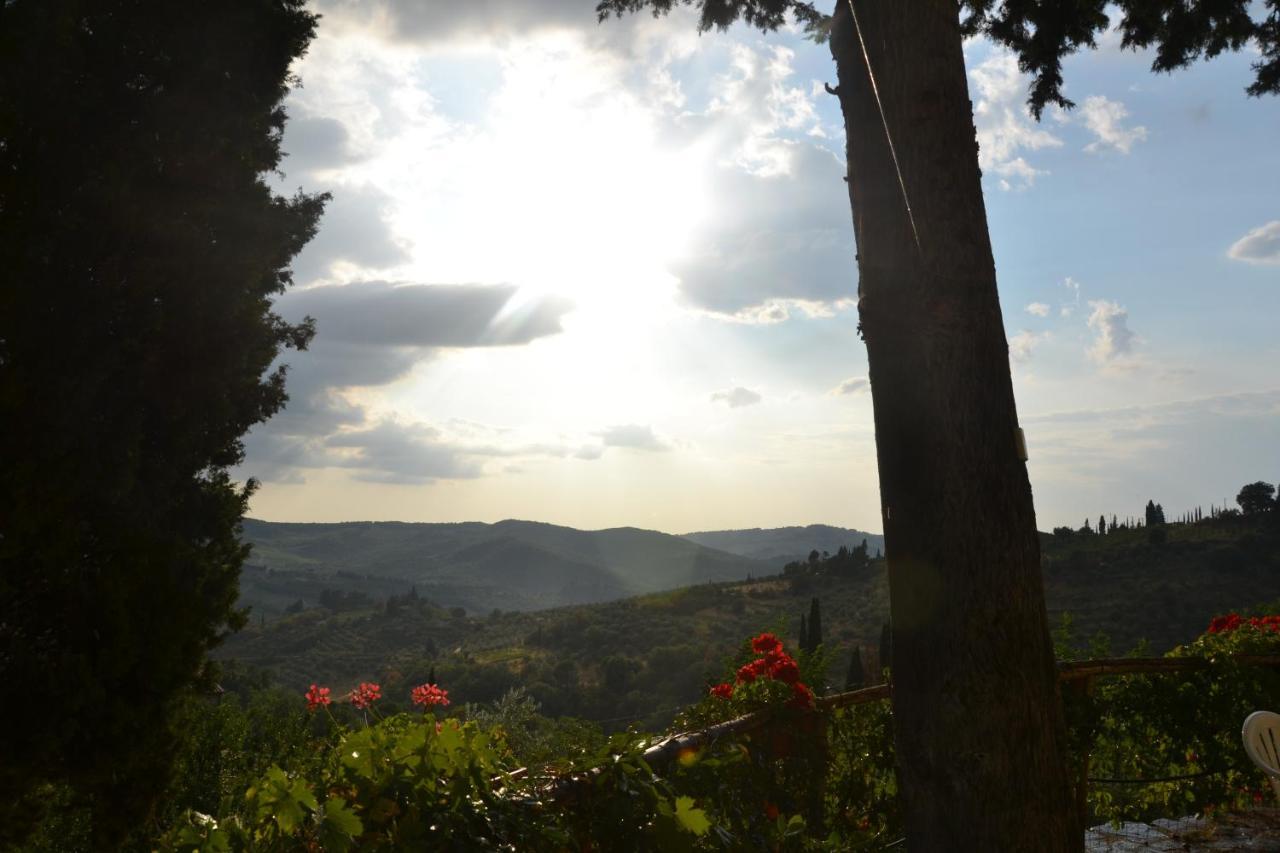 B&B Panoramic Greve in Chianti Bagian luar foto