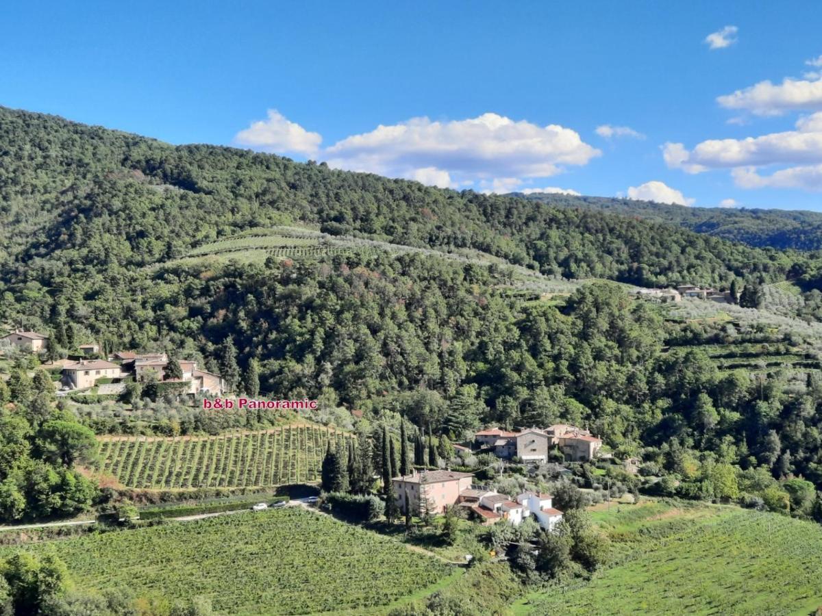 B&B Panoramic Greve in Chianti Bagian luar foto